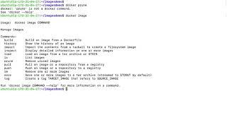 docker image commands