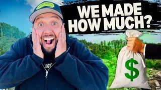 Amazing! You Won't Believe How Much Money We Made in One Day Picking Up Trash!