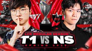 T1 TAKE ON NONGSHIM BEFORE PLAYOFFS BEGINS - LCK SPRING 2025