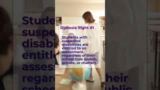  Did you know that there are 5 rights for your child who may be dyslexic? Heres #1: Students with