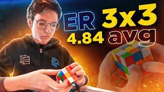 ER 4.84 avg 3x3 Tymon Kolasiński Розбір РЕКОРДУ ЄВРОПИ  Reconstruction ER 3x3 AVG 4.84