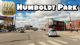 Driving Around Chicago West Side Hood - "Humboldt Park" Neighborhood in 4k Video