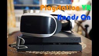 Sony PlayStation Virtual Reality Hands On - PSVR First look