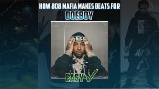 How 808 Mafia Makes Evil Beats For Doeboy /FL STUDIO 20 TUTORIAL /How To Make A Southside Type Beat