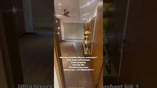 Ultra luxury builder floor for sale in Sushant Lok 1. ️700Sqyards️Corner property️Gated society