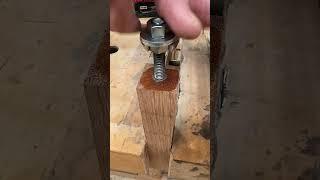 Mind blown!  Tapping hardwood with a bolt & impact driver. #DIY #WoodHacks