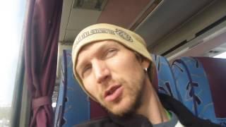 Leaving Belgrade Serbia by Bus for Sarajevo Bosnia Part 2   October 2016