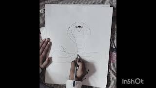 Shivling and Vasuki Nag Drawings || nag devta drawing