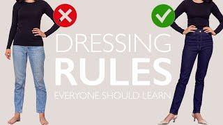 Dressing Rules EVERYONE Should Learn Once And For ALL