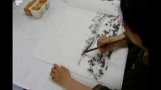 楊秀櫻山水教學現場（三）
