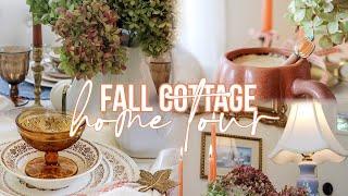 FALL COTTAGE HOME TOUR 2023 | thrifted + vintage autumn home 