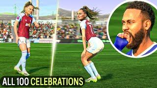 EA Sports FC 24 - ALL 100 CELEBRATIONS TUTORIAL! PS5 and Xbox