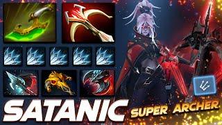 Satanic Drow Ranger Super Archer - Dota 2 Pro Gameplay [Watch & Learn]