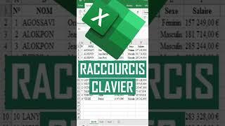 MS Excel | RACCOURCIS CLAVIER ! LA BASE