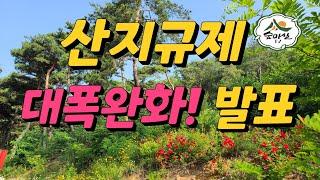 산지규제대폭완화발표! 산림 임업 농업경영체 임업경영체 귀농귀촌정보 임업후계자 독림가 임업멘토 임업직불제 공익직불제 치유농업 6차산업 산림청 산림경영 산야초 임산물 산지전용 채석단지