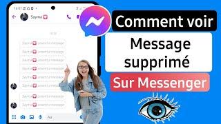 Comment lire un message non envoyé sur Messenger | Récupérer les messages supprimés sur Messenger
