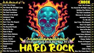 Top 100 Classic Hard Rock Songs Of All Time  Metallica, Bon Jovi, Nirvana, Guns N' Roses, ACDC