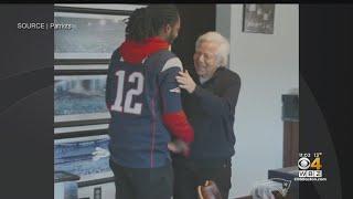 Robert Kraft invites Jerry Edmond -- the Patriots fan who was heckled in Las Vegas -- into his suite