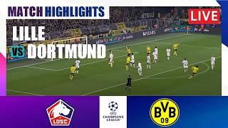 Lille vs Borussia Dortmund (1-2)  | Champions League 24/25 Match Highlights