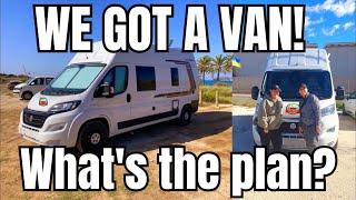 We got a van! From Benidorm to..... ? Where to next?