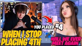 Lina Gets FLIRTY With CLIX & Wants To Meet Him Again Then Helps Him Get 4th In Solo Cash Cup