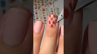 Easiest Nail Art️nail stickers#nails #nailart #nailinspo #nailarttutorial #easynailart