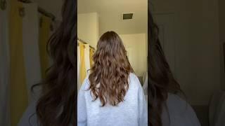 Easy 2 product wavy hair routine! #wavyhair #hairroutine #affordable