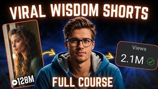 How I Made Viral AI Wisdom Shorts Business - FULL COURSE ($900/Day)