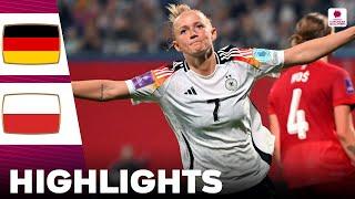 Germany vs Poland | What a Game | Highlights | Women's Euro Qualifiers 31-05-2024