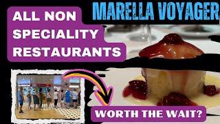 All non speciality restaurants on Marella Voyager.  #restaurants #marella #voyager