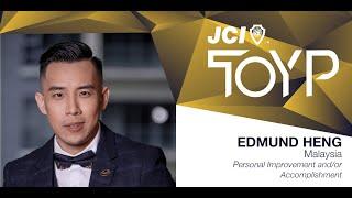 Meet Edmund Heng, one of JCI's TOYP in 2021