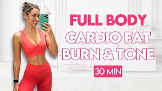 Full Body Fat Burn : Cardio & Strength | 30 min at home | Lean Method Challenge | Day 1 | Free Trial