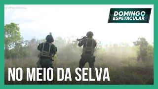 Veja como é um treinamento das Forças Armadas no coração da Amazônia