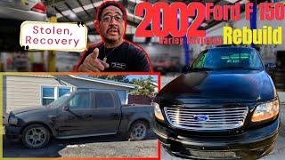 Salvage Auction Rebuilds | 2002 Ford F 150 Harley Davidson Rebuild Part 01 |