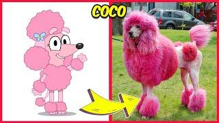 BLUEY en LA VIDA REAL + ADIVINA LA VOZBlueyBingo️Chilly️SocksBanditMackenzieSnickersRey Quiz