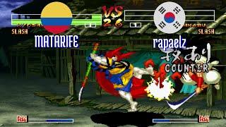 FT5 @samsho4: MATARIFE (CO) vs rapaelz (KR) [Samurai Shodown IV Fightcade] Oct 1