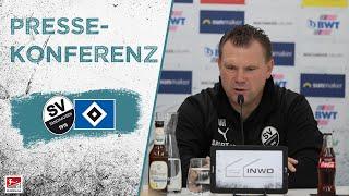 Pressekonferenz | vor dem Spiel | SV Sandhausen - Hamburger SV