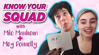 ZOMBIES 2 Stars Milo Manheim and Meg Donnelly Play Know Your Squad