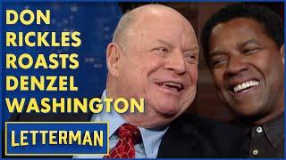 Don Rickles Roasts Denzel Washington & Dave | David Letterman