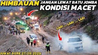 BATU JOMBA MALAM INI MACET, Dihimbau Mencari Jalan Alternatif