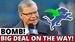 NOW! LIONS CLOSE TO LANDING HUGE DEAL WITH RISING STAR! DETROIT LIONS NEWS