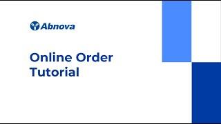 Abnova Online Order Tutorial