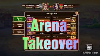 [Hero Wars Mobile] level 72 Arena take over + Summoning 150 spheres