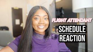 Flight Attendant Schedule Reaction | July 2024