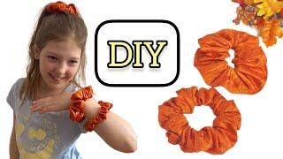 The easiest way to sew an elastic band for hair, without a pattern, quickly and easily / Mirinina