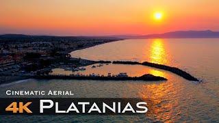 PLATANIAS Πλατανιάς  Drone Aerial Crete Κρήτη - 4K Ultra HD