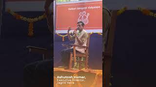 Ashutosh Kumar, our Executive Director,  Jagriti Yatra 2025