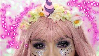 UNICORN MAKEUP TUTORIAL + BIOBELLE #UNICORNSHAKE MASK!