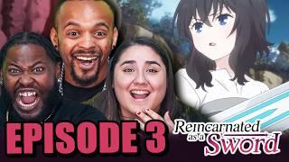 The Best Isekai Of Its Kind...Reincarnated as a Sword Episode 3 Reaction!