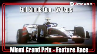 EA Sports F1 24 - Miami Grand Prix - Feature Race. Max Verstappen Is Back.